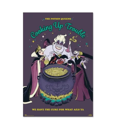 Disney Villains Голям Плакат - Cooking Up Trouble