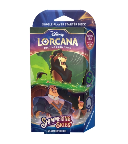 Disney Lorcana TCG: Стартово тесте за игра - Shimmering Skies - Scar & Kronk