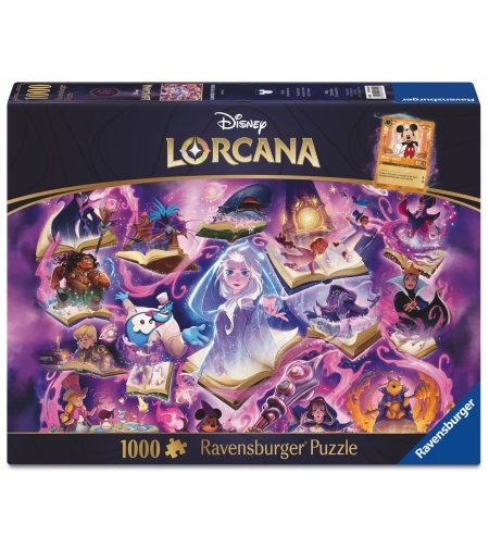 PRE-ORDER: Disney Lorcana -  Пъзел Glimmers of the Realm: Amethyst (1000 части)