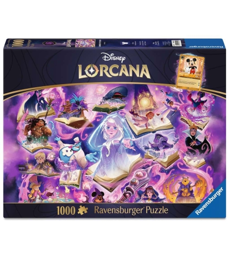 PRE-ORDER: Disney Lorcana -  Пъзел Glimmers of the Realm: Amethyst (1000 части)