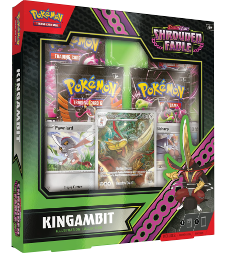 PRE-ORDER: Pokemon TCG Scarlet & Violet 6.5 Shrouded Fable - Kingambit Illustration Collection