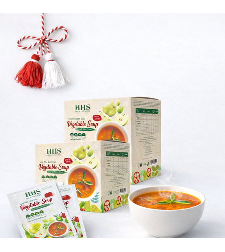 2 х HHS Диетична Зеленчукова супа с ябълкови фибри - 36 калории - 20 бр. в кутия