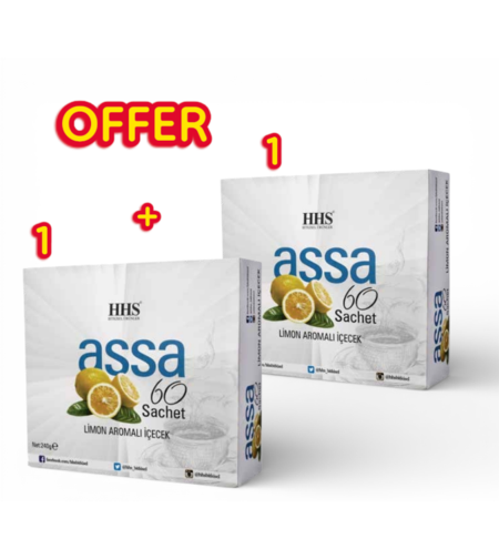 2 X HHS ASSA60 Билков чай за отслабване 60 разтворими сашета