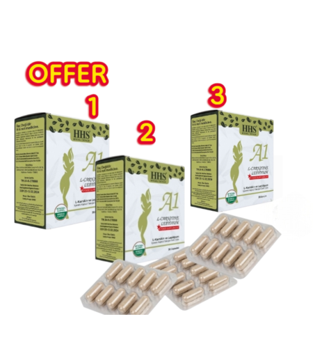 3 X HHS A1 Herbal Weight Loss Capsule - Blister -1 PACKAGE 30 CAPSULES