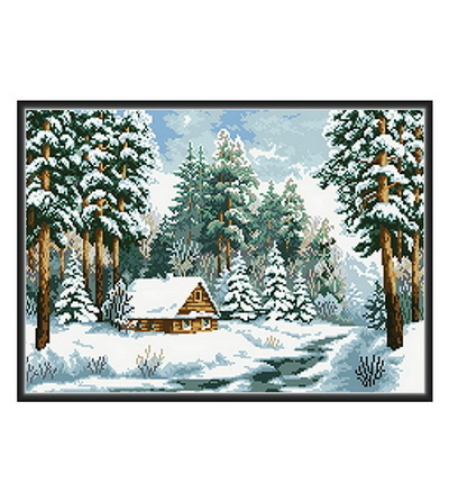 Заснежена хижа 1:4