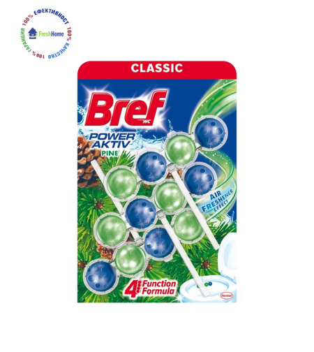 Bref Power Active Бор 3 x 50 гр. Tопчета за почистване и ароматизиране на тоалетна