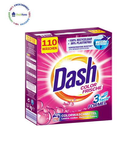 Dash “Color Frische” прах за цветно пране 110 пранета/ 5.5 кг.