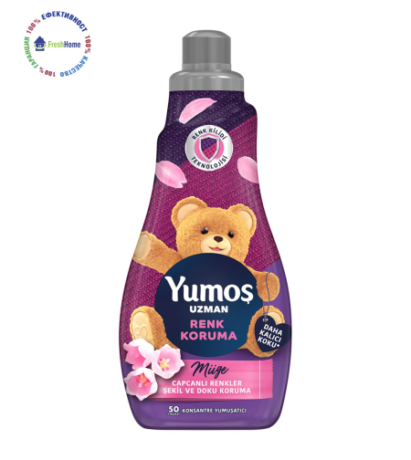 Yumos Expert Color Protection концентриран омекотител с аромат момина сълза 50пранет/ 1200 мл.