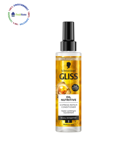 GLISS Schwarzkopf OIL NUTRITIVE спрей балсам за коса 200 мл.