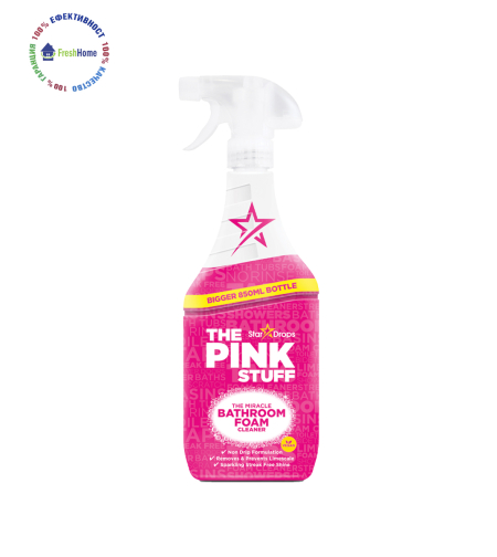 The PINK Stuff The Miracle Bathroom Foam Cleaner 850 ml. почистващ спрей за баня