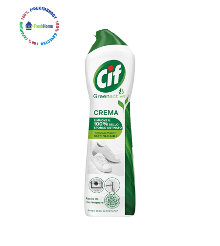 Cif CREMA Original Greenactive с микрокристали. 500 мл. ORIGINAL