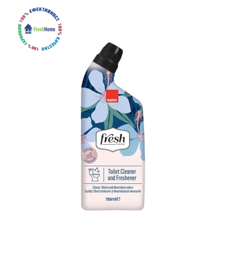 Sano Fresh Home Toilet cleaner and freshener 750 ml. почиства и ароматизира