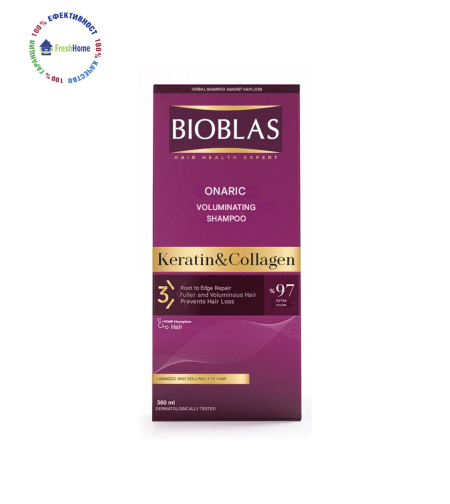 Bioblas Collagen and Keratin шампоан за тънка и слаба коса 360 мл.