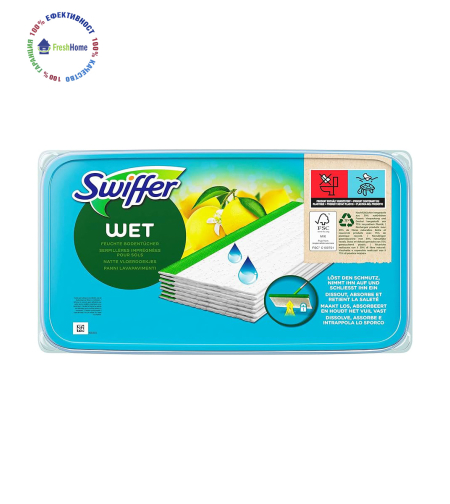 SWIFFER WET 10 бр. мокри резерви за моп