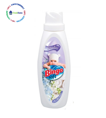 Bingo Soft Sensitive омекотител за тъкани 1 л