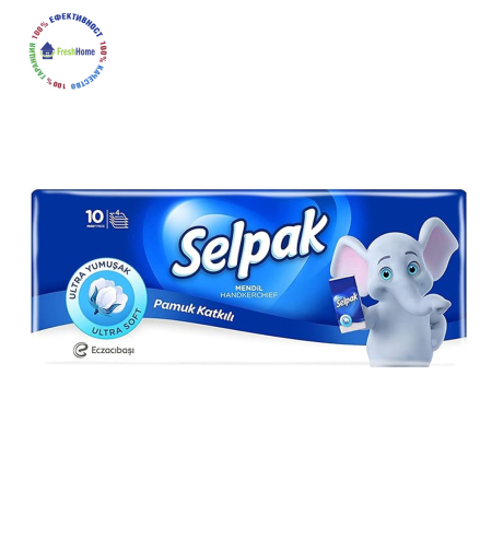 Selpak носни кърпи 4 пл. / 10 пакета