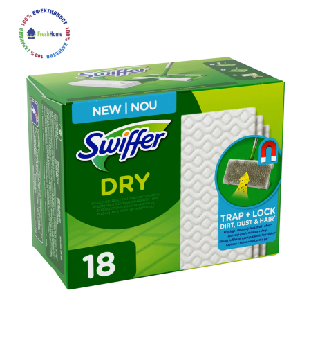 SWIFFER DRY 18 сухи резерви за моп