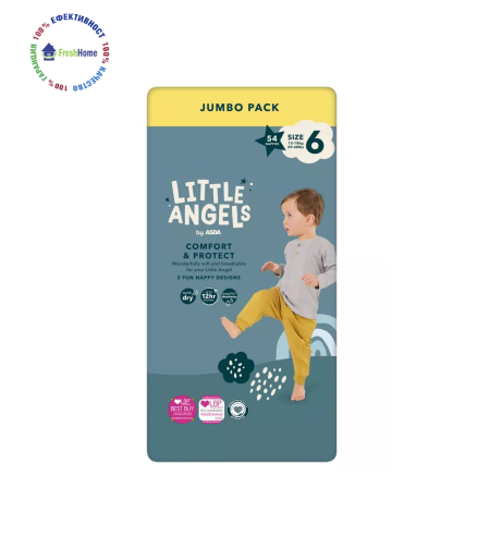 Памперси LITTLE ANGELS 6 (13-18 kg.)/ 54 бр.