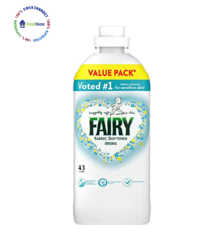 Fairy Non BIO  Original Fabric Softener 43 пранета/ 1,419 л. Омекотител за чувствителна кожа