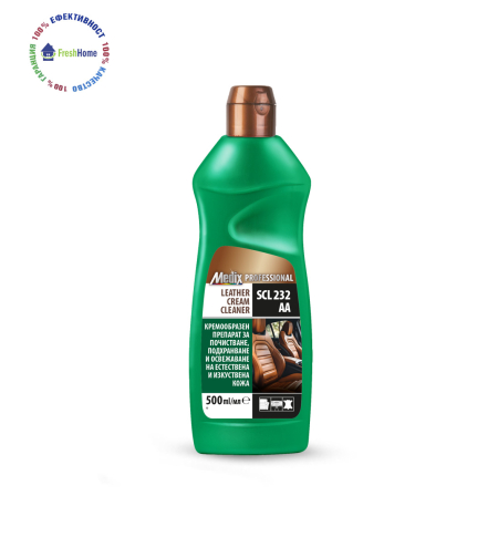 Medix Professional LEATHER CREAM CLEANER кремообразна креп образен почистващ, подхранващ и освежаващ препарат за естествена и изкуствена кожа 500 мл.