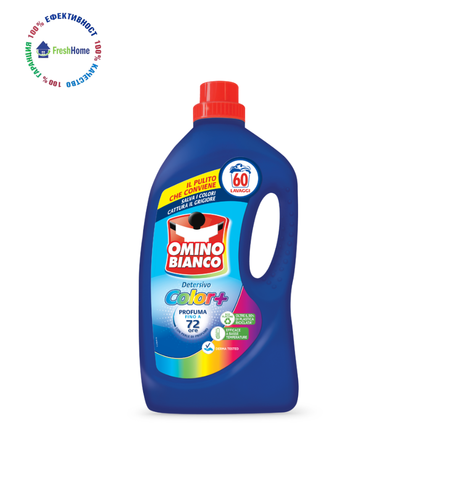 Omino Bianco течен перилен препарат за цветно пране 60 пранета 2400 мл