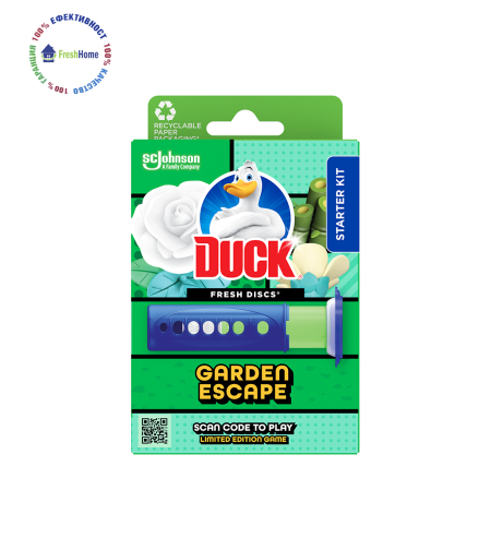 Duck Fresh  Discs GARDEN ESCAPE starter kit 36 ml. свежи дискове свежи с устройство