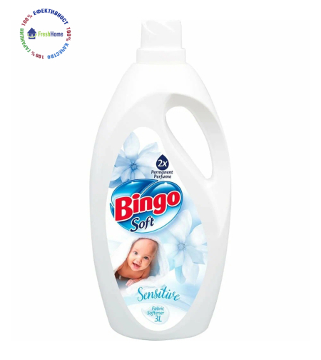 Bingo Soft SENSTIVE Омекотител за тъкани 3л.