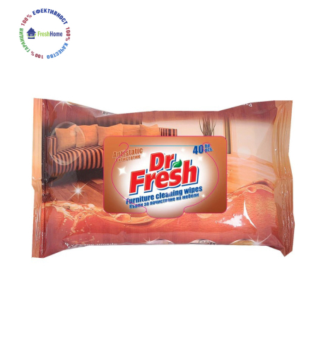 Dr. Fresh Мокри кърпи за почистване на мебели 40 бр.