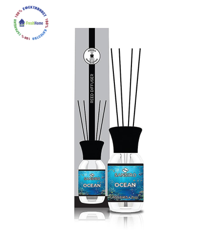SANSIRO OCEAN 100 ml. Ароматизатор за въздух с бамбукови пръчки
