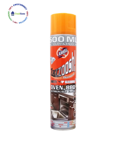 Xanto Zazzoosh! Oven, BBQ & Fireplace glass 500 ml. аерозол за фурна, грил и камина