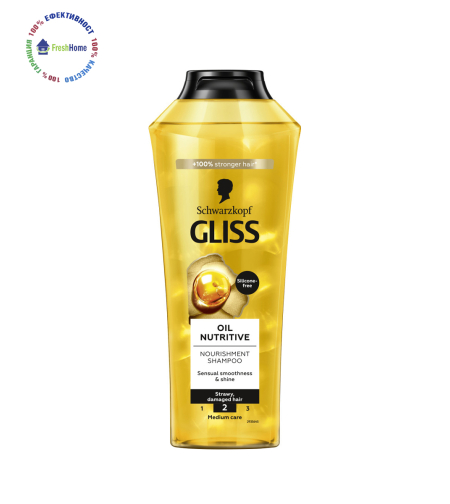 GLISS Schwarzkopf OIL NUTRITIVE Шампоан 400 мл.
