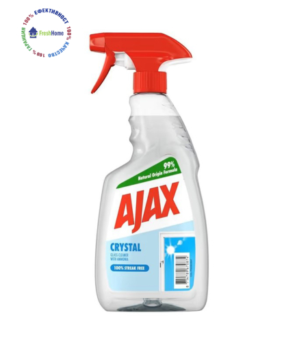 AJAX Crystal спрей за стъкла с амоняк, 500 мл.