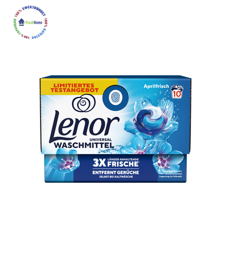Lenor Universal Waschmittel Aprilfrische капсули за бяло и цветно пране 10 бр