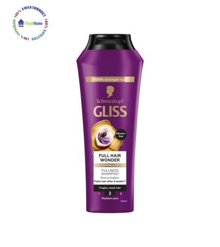 GLISS Schwarzkopf FULL HAIR WONDER Шампоан 400 мл.