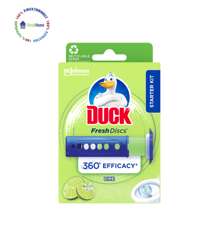 Duck Fresh  Discs LIME starter kit 36 ml. свежи дискове свежи с устройство