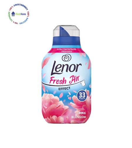 Lenor Fresh Air PINK BLOSSOM – омекотител за тъкани 33 пранета / 462 мл