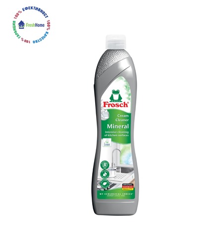 Frosch Cream Cleaner Mineral почистващ крем 500 мл за кухня и баня