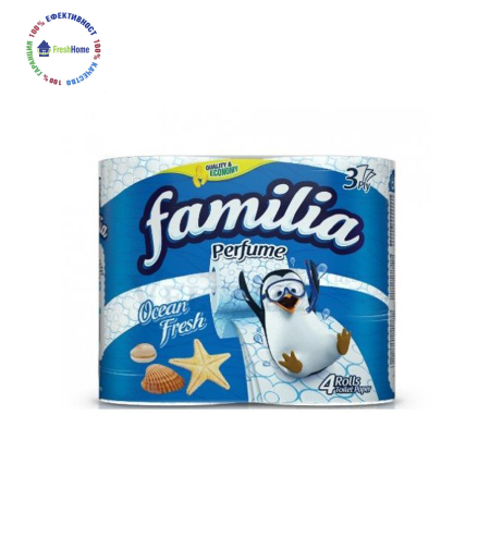 Familia 4 ролки тоалетна хартия – ocean fresh