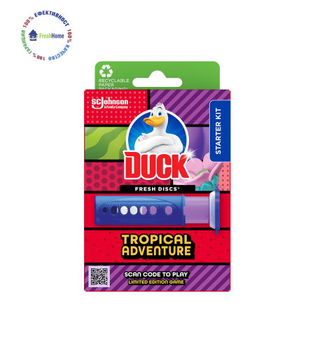 Duck Fresh Discs TROPICAL ADVENTURE starter kit 36 ml. свежи дискове свежи с устройство
