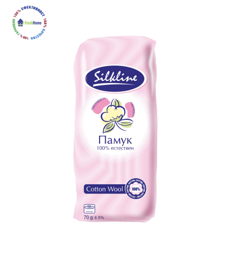 Памук Silkline 100% естествен 70 гр.