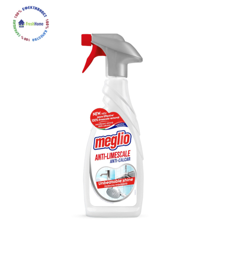 Meglio Anti-limescale spray 650 ml. Спрей антиваровик за баня