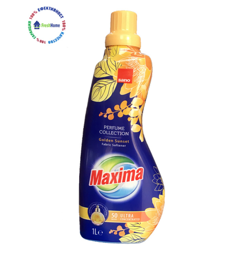 Sano Maxima „ Златен залез“ концентриран омекотител 50 пранета/ 1l.