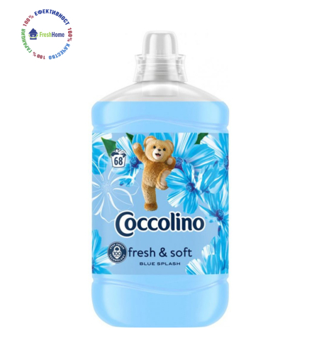Coccolino “Blue Splash”  концентриран омекотител за дрехи, 68 пранета/1700 мл.