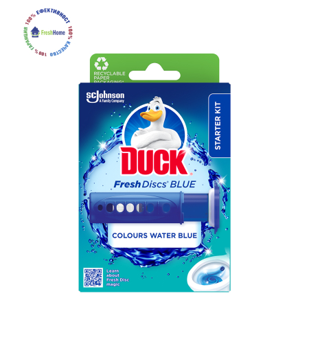 Duck Fresh Discs COLORS WATER BLUE* starter kit 36 ml. свежи дискове свежи с устройство
