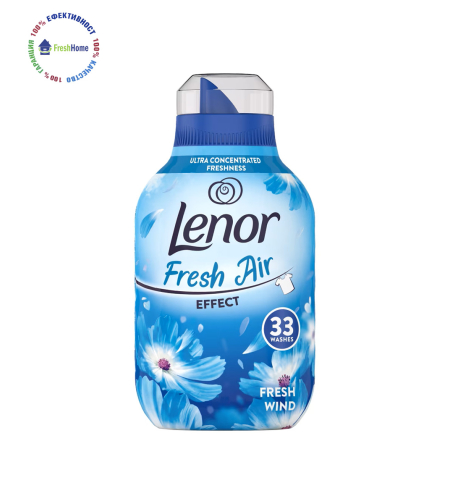 Lenor Fresh Air FRESH WIND – омекотител за тъкани 33 пранета / 462 мл.