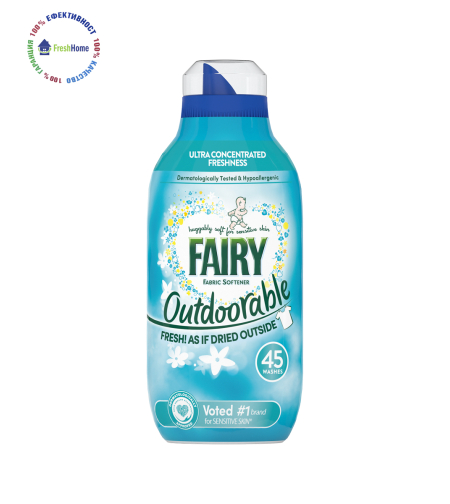 FAIRY Outdoorable Fabric Softener омекотител за тъкани 45 пранета / 630  мл.