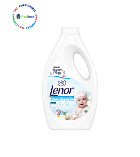 Lenor Waschmittel SENSITIV течен прах за бебета и хора с чувствителна кожа 25 пранета/ 1250 мл.