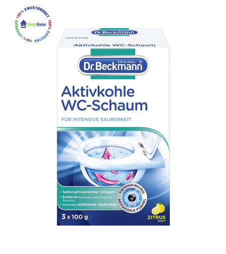Dr. Beckmann Тоалетна пяна с активен въглен 3*100 gr.