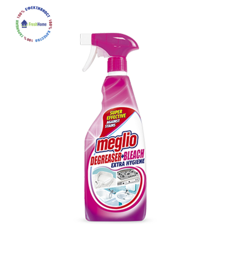 Meglio Desegreaser + Bleach 750 ml. почистващ спрей обезмалители + белина