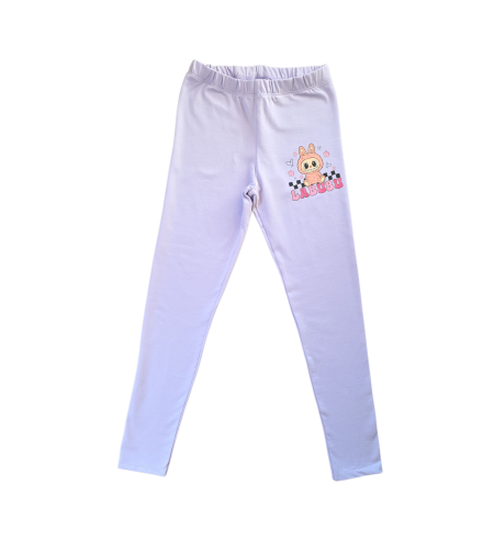 Детски клин Лабубу в нежен лилав цвят